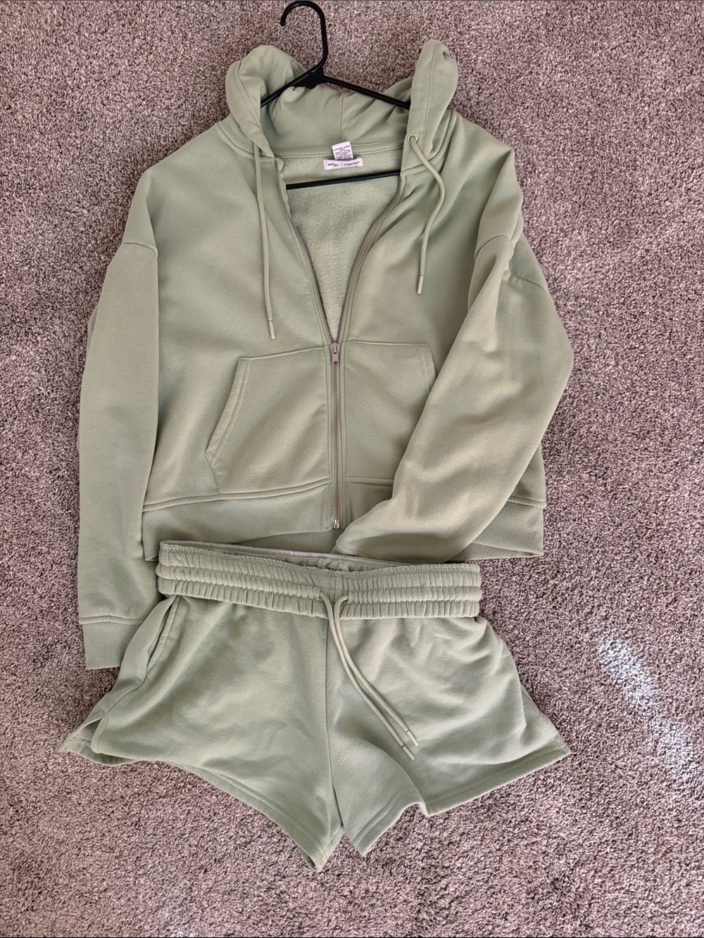 Cozy Green Women's Fleece Shorts